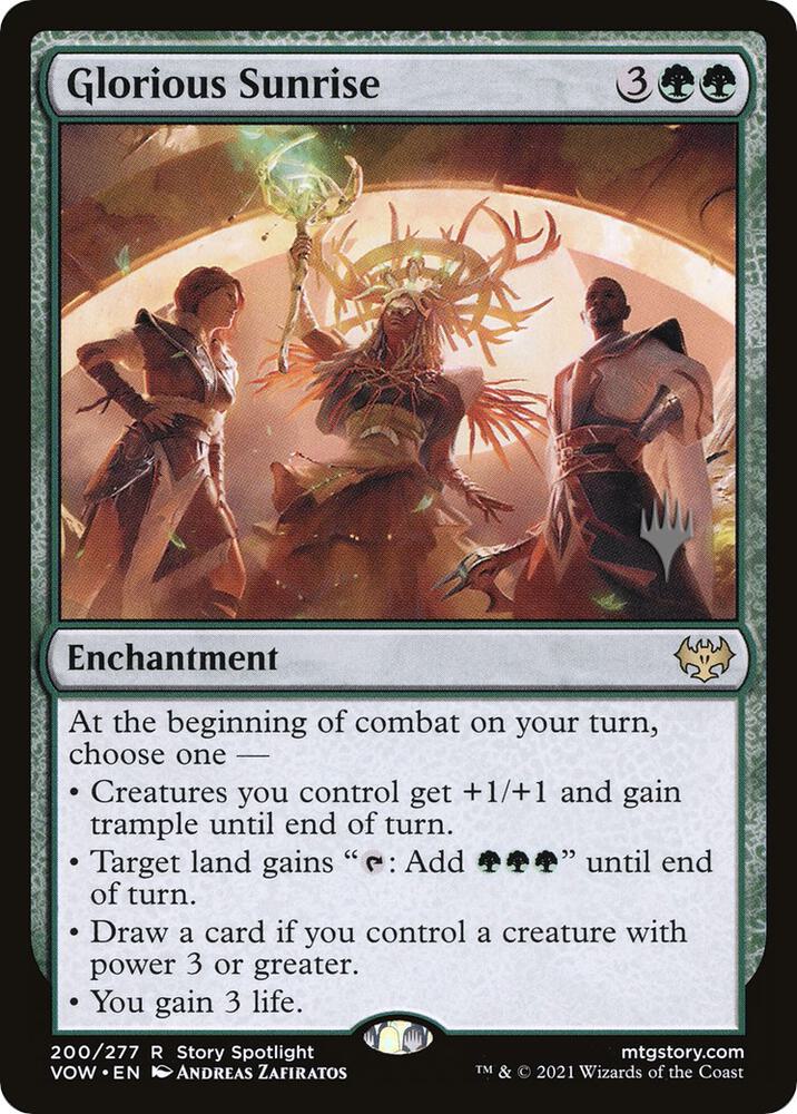 Glorious Sunrise card image