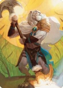 Ajani, Sleeper Agent Art Card card image