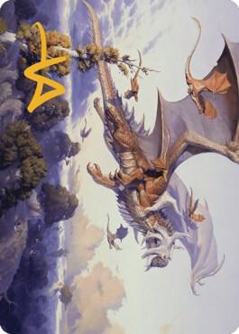Rith, Liberated Primeval Art Card (Gold-Stamped Signature) card image