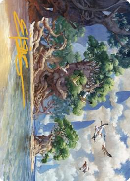 Yavimaya Coast Art Card (Gold-Stamped Signature) card image