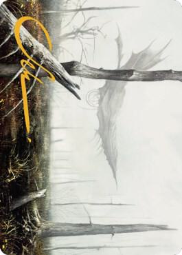 Swamp Art Card (Gold-Stamped Signature) card image