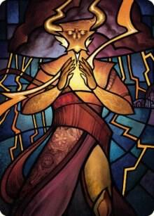 Najal, the Storm Runner Art Card card image