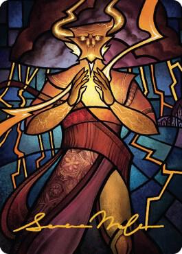 Najal, the Storm Runner Art Card (Gold-Stamped Signature) card image