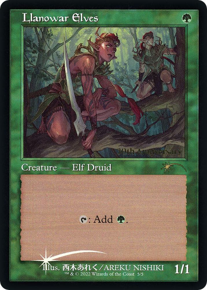 Llanowar Elves (Retro Frame) card image