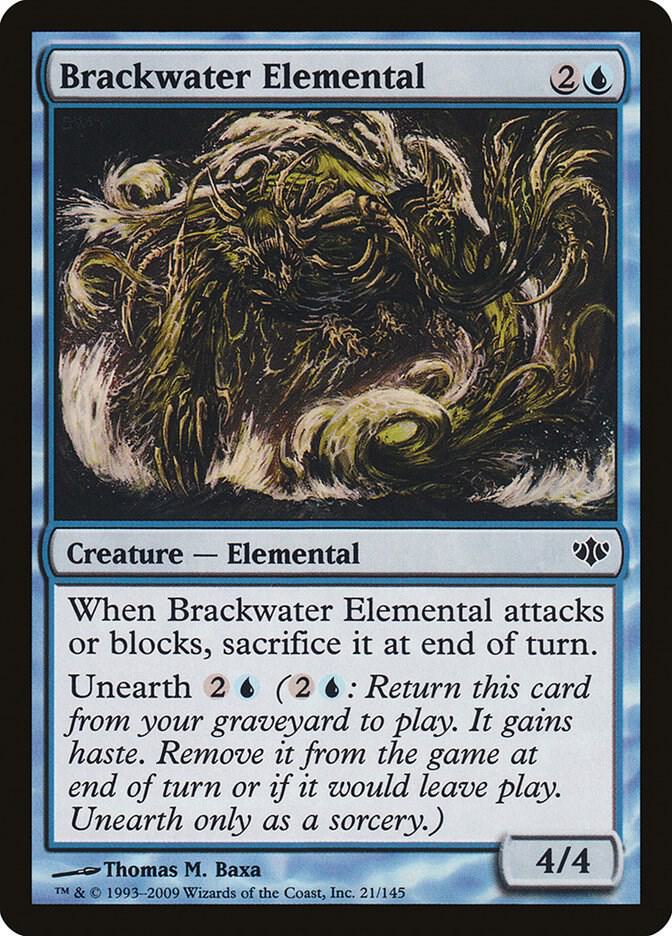 Brackwater Elemental card image