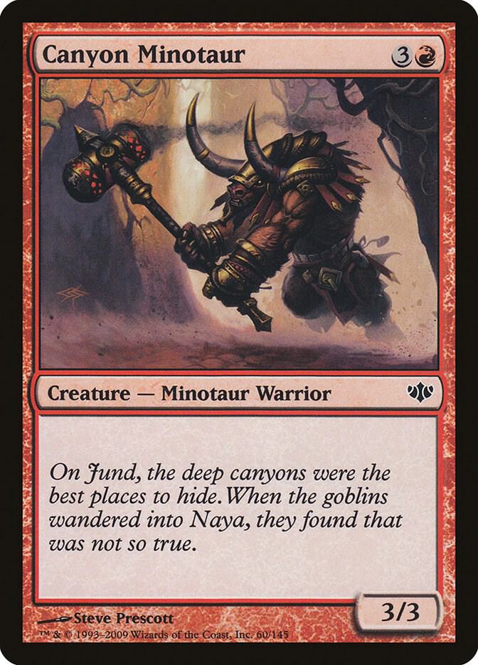 Canyon Minotaur card image