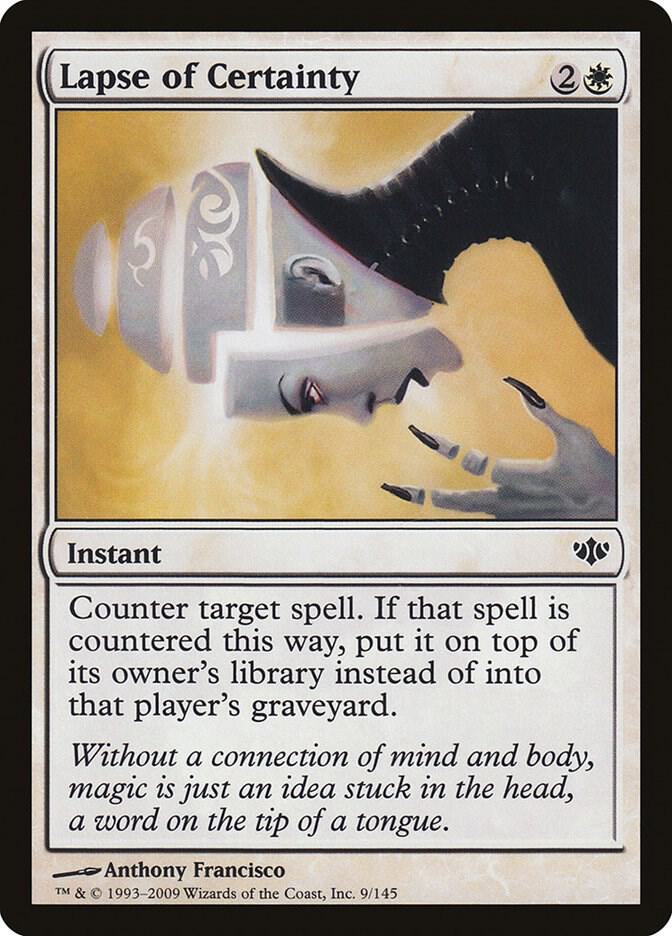 Lapse of Certainty card image
