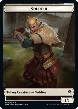 Soldier // Sand Warrior Double-Sided Token card image