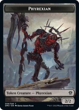Phyrexian // Stangg Twin Double-Sided Token card image