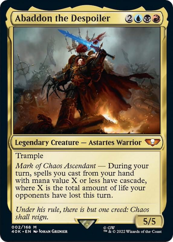 Abaddon the Despoiler (Surge Foil) card image