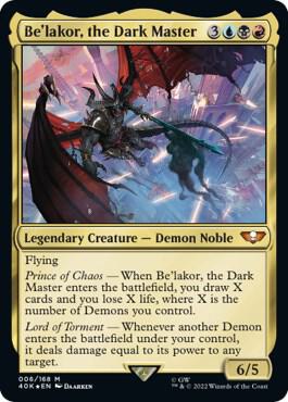 Be'lakor, the Dark Master (Surge Foil) card image