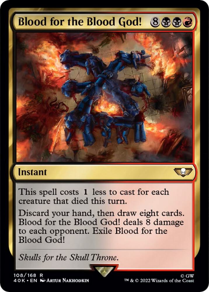 Blood for the Blood God! (Surge Foil) card image