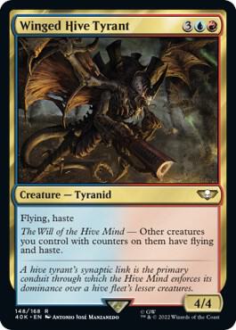 Winged Hive Tyrant (Surge Foil) card image