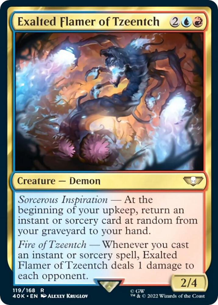Exalted Flamer of Tzeentch card image