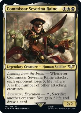 Commissar Severina Raine (Surge Foil) card image