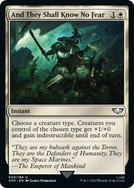 And They Shall Know No Fear (Surge Foil) card image
