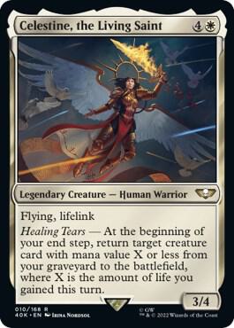 Celestine, the Living Saint (Surge Foil) card image