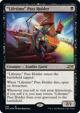 "Lifetime" Pass Holder (Galaxy Foil) card image