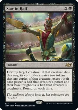 Saw in Half (Galaxy Foil) card image