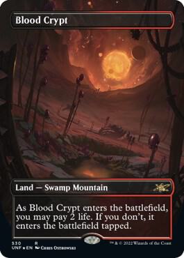 Blood Crypt (Borderless) (Galaxy Foil) card image