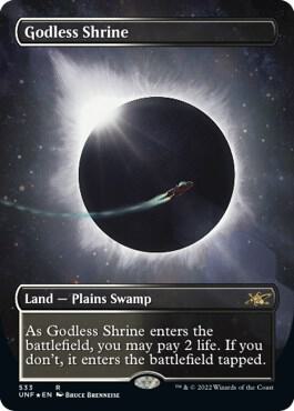 Godless Shrine (Borderless) (Galaxy Foil) card image