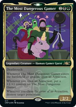 The Most Dangerous Gamer (Showcase) (Galaxy Foil) card image