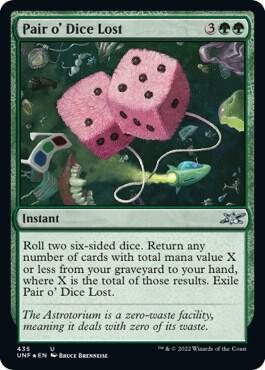 Pair o' Dice Lost (Galaxy Foil) card image