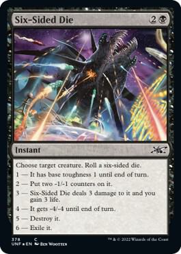 Six-Sided Die (Galaxy Foil) card image
