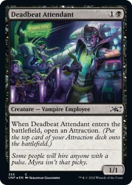 Deadbeat Attendant (Galaxy Foil) card image