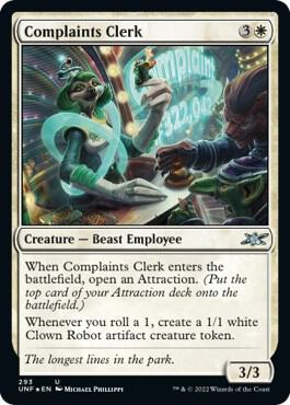 Complaints Clerk (Galaxy Foil) card image