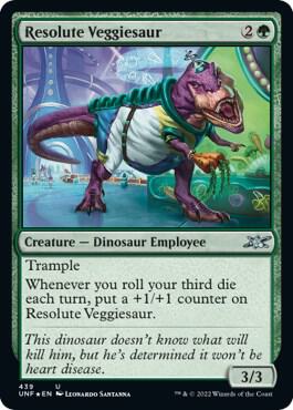 Resolute Veggiesaur (Galaxy Foil) card image