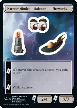 Narrow-Minded Baloney Fireworks card image