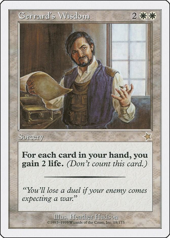 Gerrard's Wisdom card image