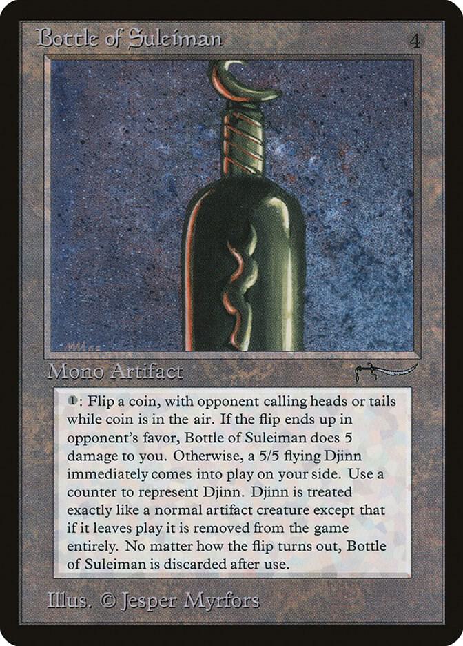 Bottle of Suleiman card image