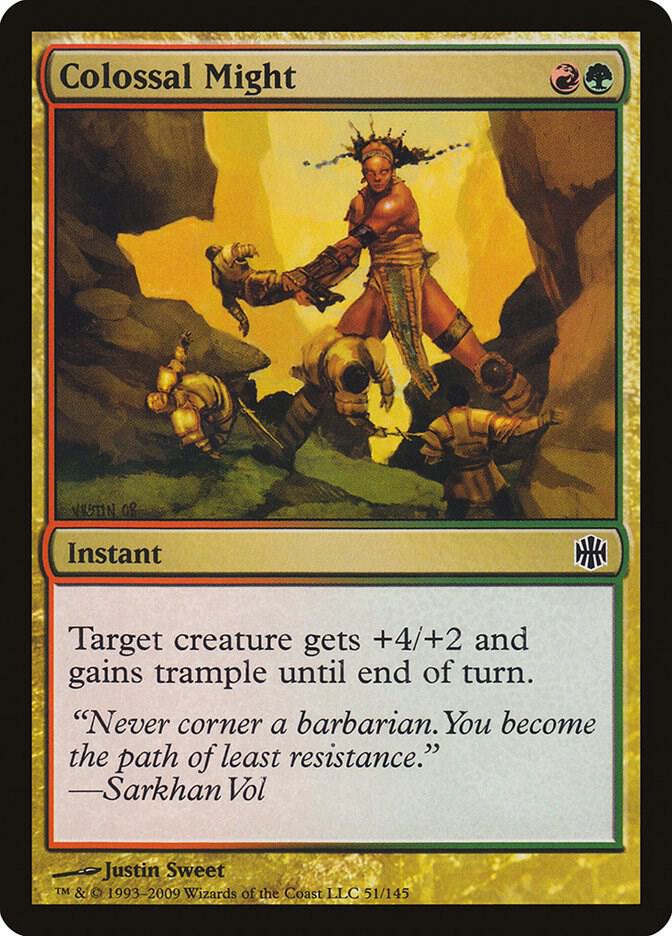 Colossal Might card image