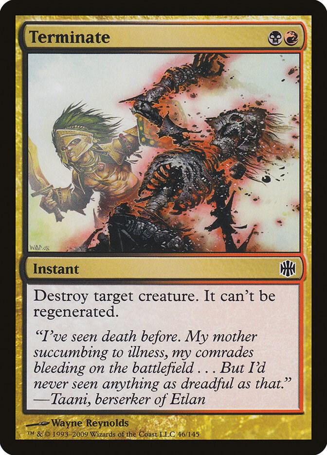 Terminate card image