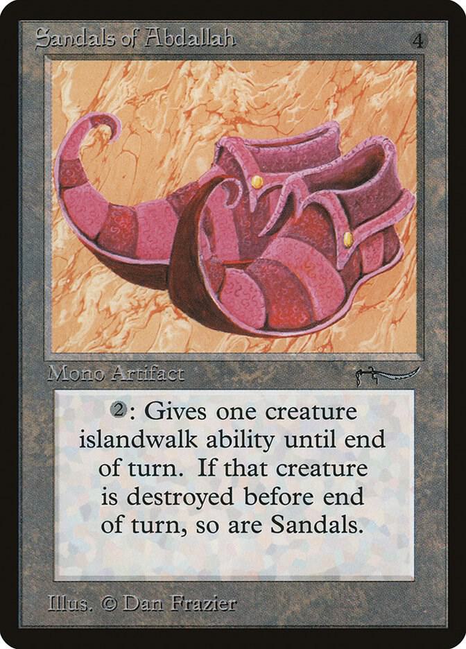 Sandals of Abdallah card image