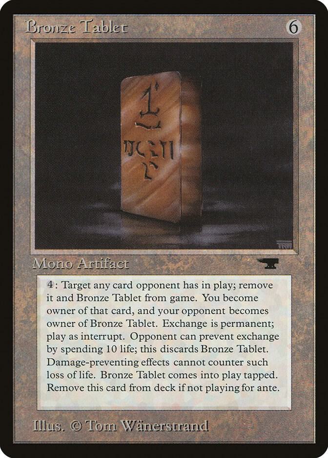 Bronze Tablet card image