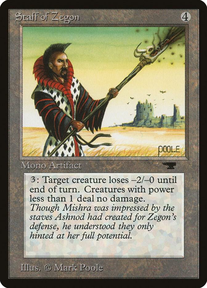Staff of Zegon card image