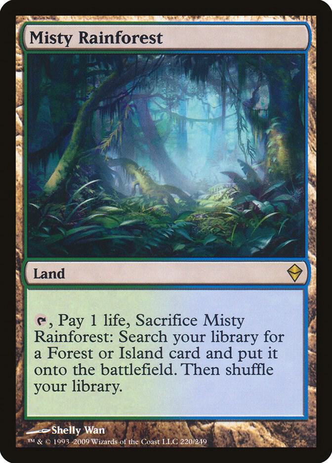 Misty Rainforest card image