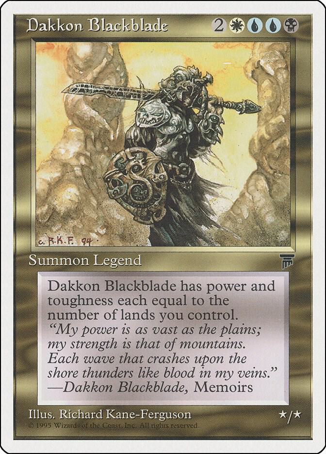 Dakkon Blackblade card image