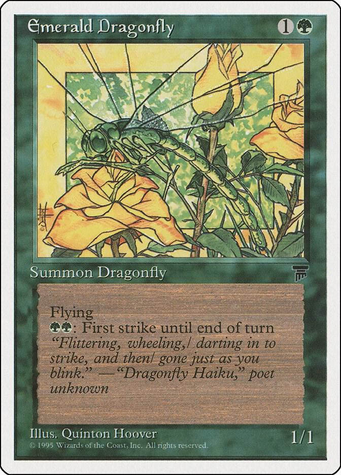 Emerald Dragonfly card image