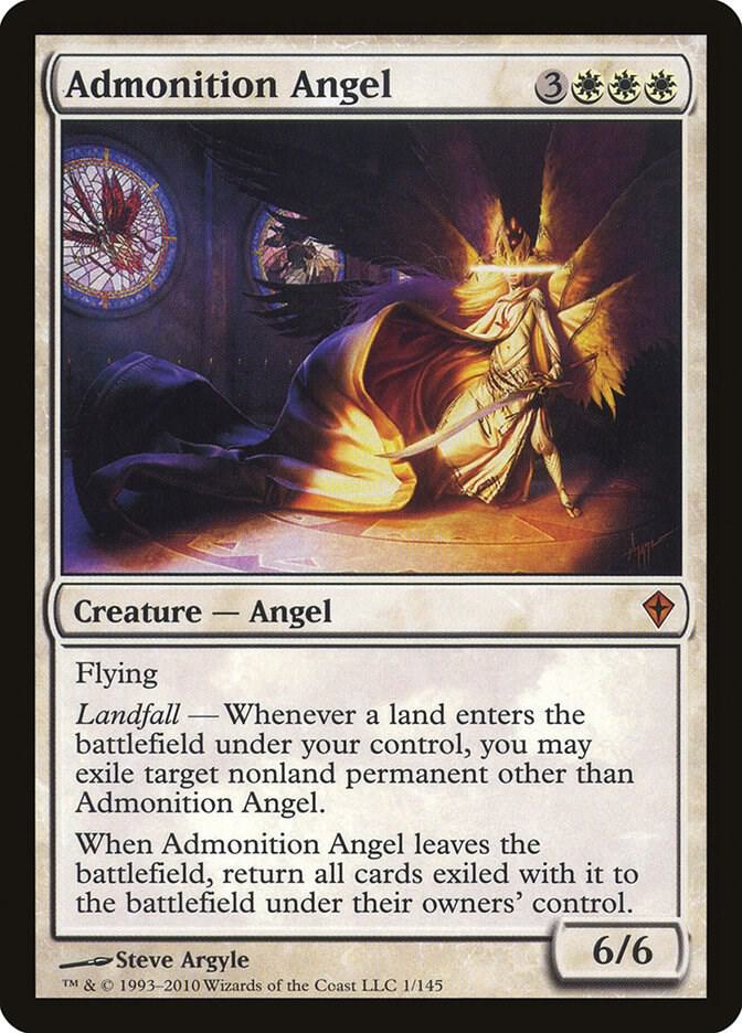 Admonition Angel card image