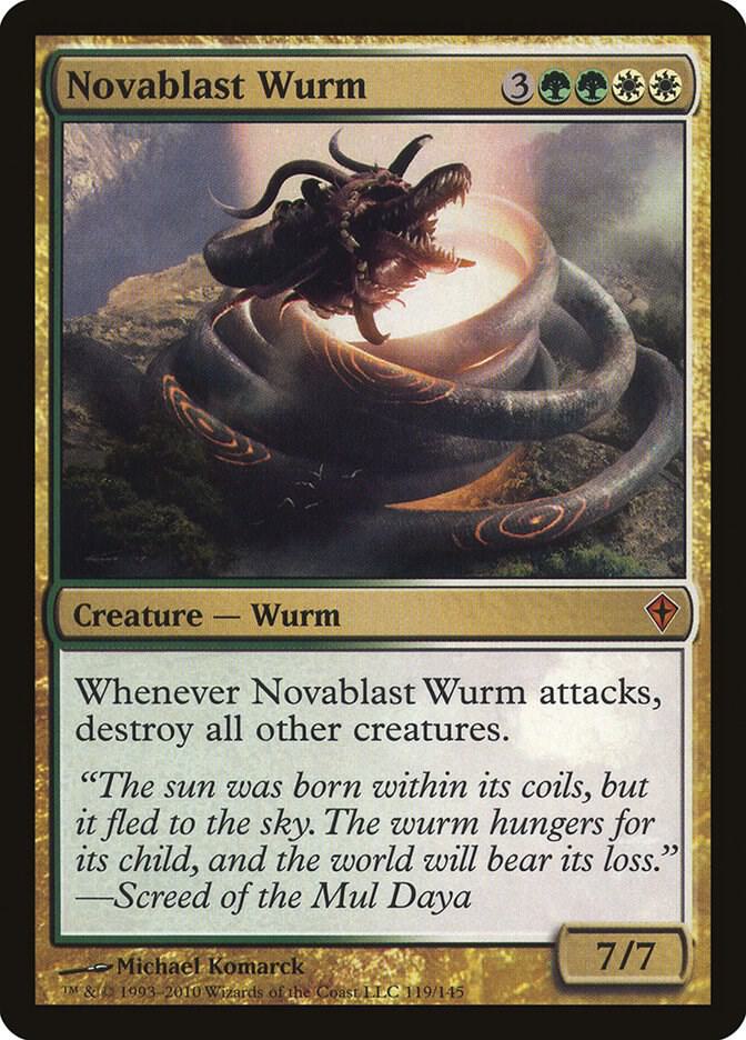 Novablast Wurm card image