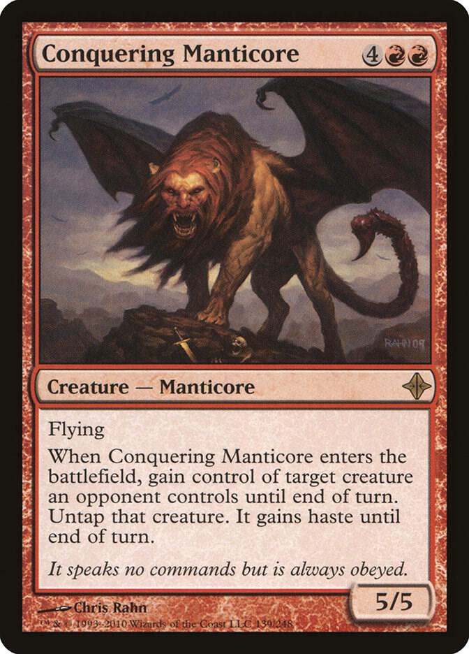 Conquering Manticore card image