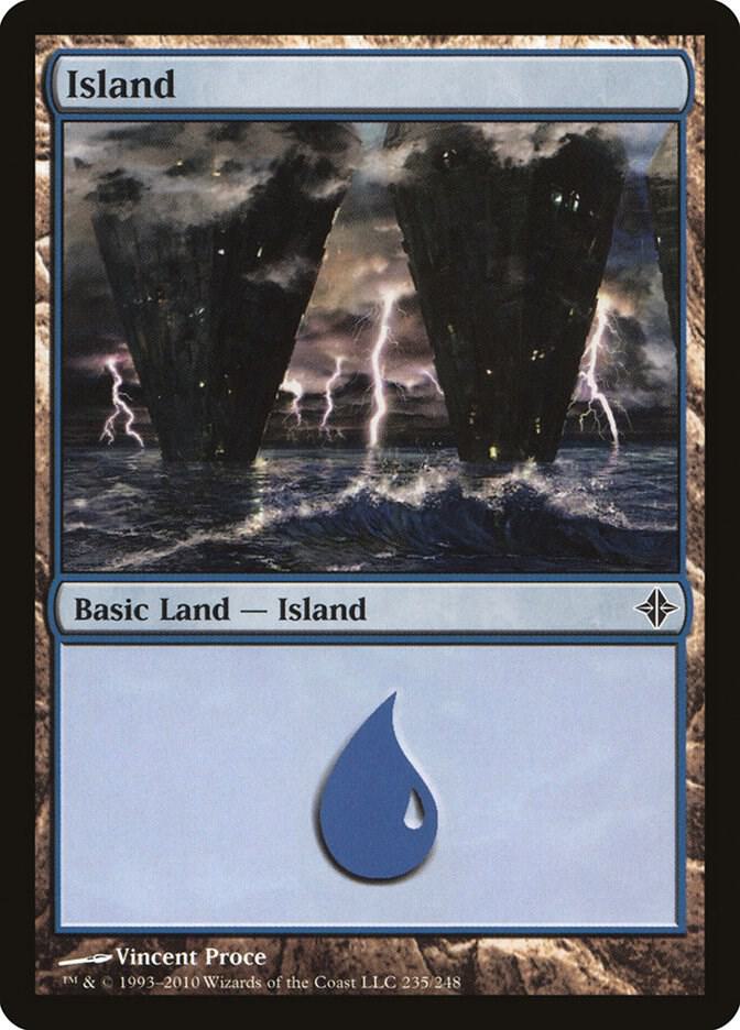 Island (235) card image