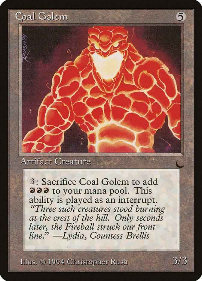 Coal Golem card image