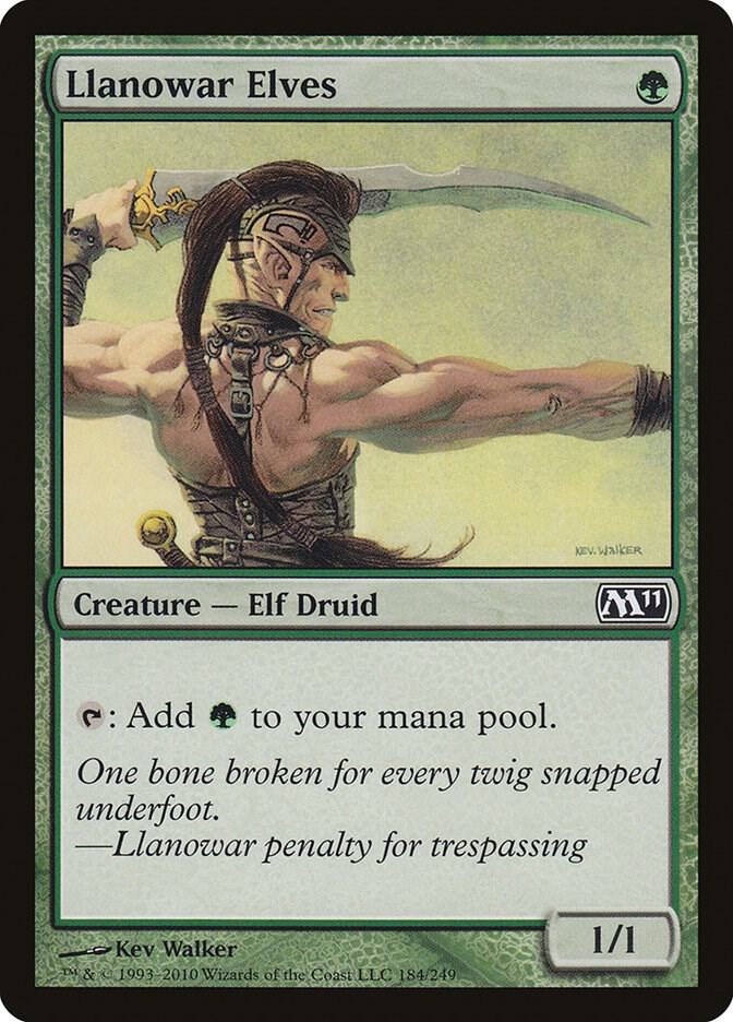 Llanowar Elves card image