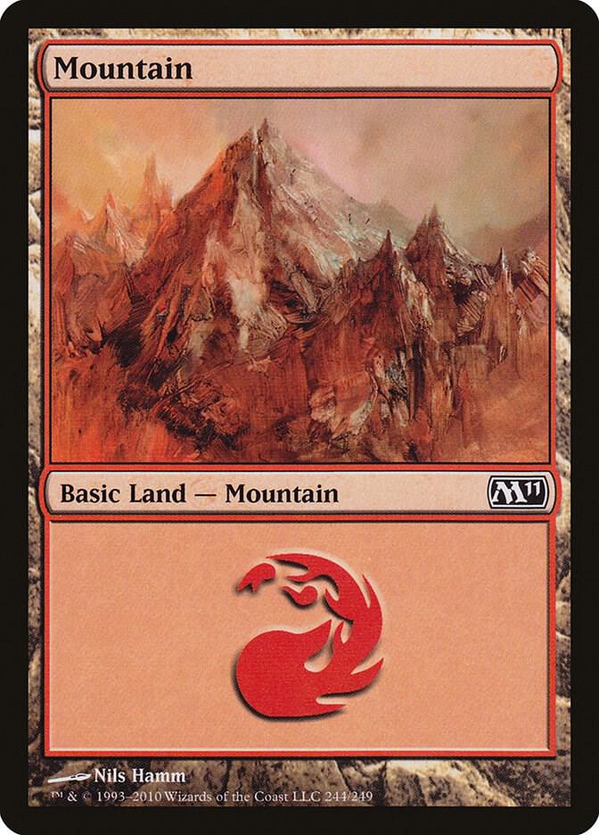 Mountain (244) card image