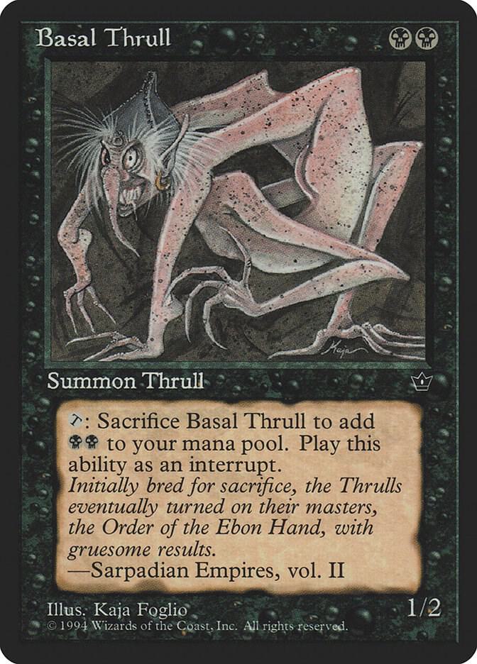 Basal Thrull (K. Foglio) card image